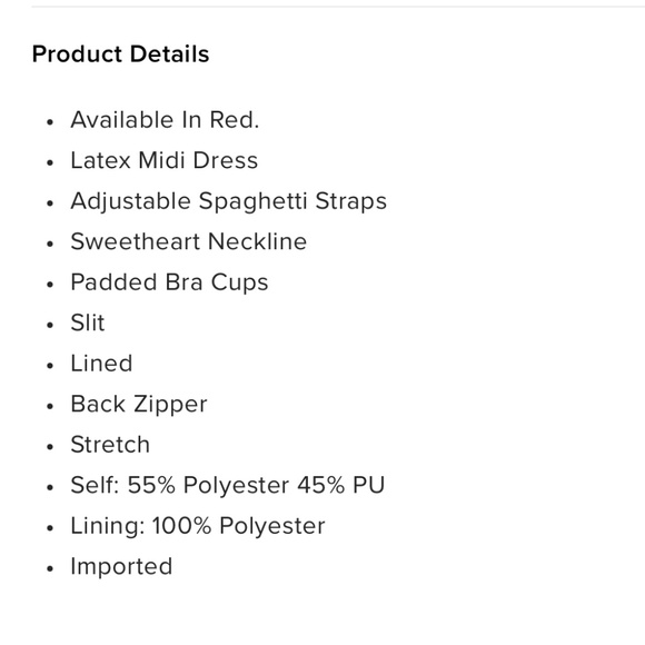 Red Midi Dress - Picture 8 of 8